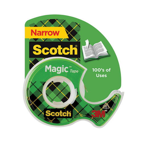 Image of Scotch® 104 Magic Tape In Handheld Dispenser, 1" Core, 0.5" X 37.5 Ft, Clear