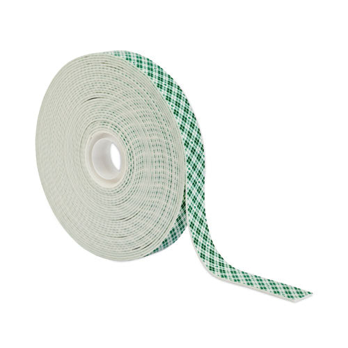 Image of Scotch® 110-LONG-HANG Permanent High-Density Foam Mounting Tape, Holds Up to 2 lb, 0.75" x 9.75 yd, White