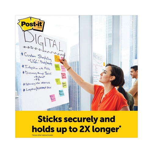 Image of Post-it® Easel Pads Super Sticky 560 Vertical-Orientation Self-Stick Easel Pads, Quadrille Rule (1 sq/in), (30) White 25 x 30 Sheets, 2/Carton