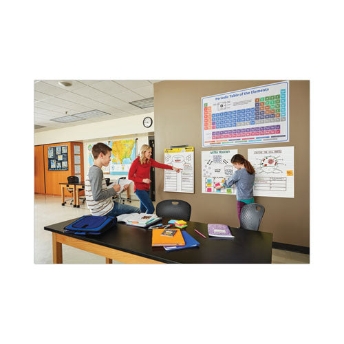 Image of Post-it® Easel Pads Super Sticky 561WL VAD 2PK Vertical-Orientation Self-Stick Easel Pads, Presentation Format (1.5" Rule), (30) White 25 x 30 Sheets, 2/Carton