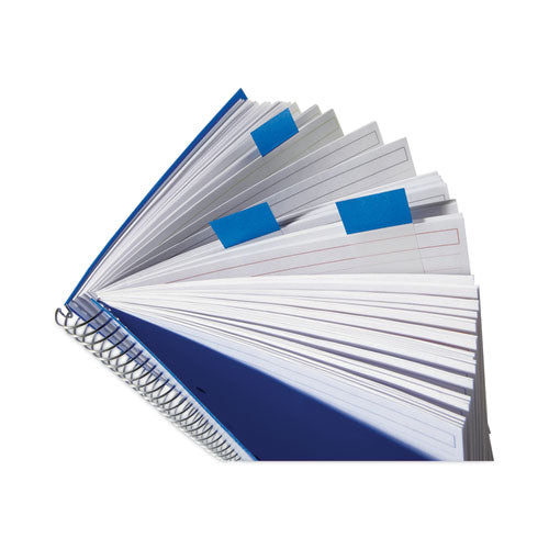 Image of Post-it® Flags 680BE212PK Marking Page Flags in Dispensers, Blue, 50 Flags/Dispenser, 12 Dispensers/Pack