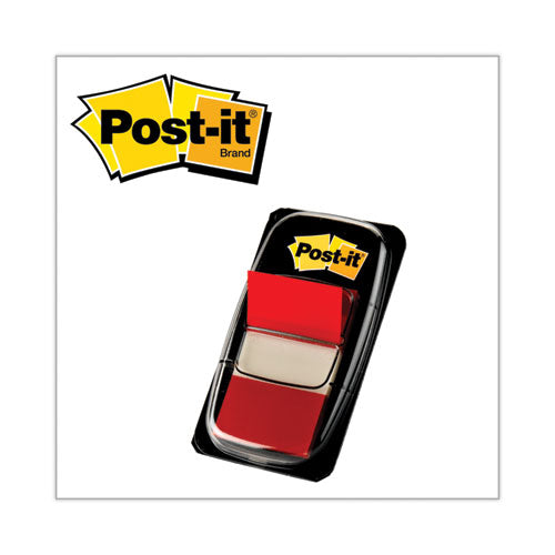 Image of Post-it® Flags 680-RD12 Marking Page Flags In Dispensers, Red, 50 Flags/dispenser, 12 Dispensers/pack