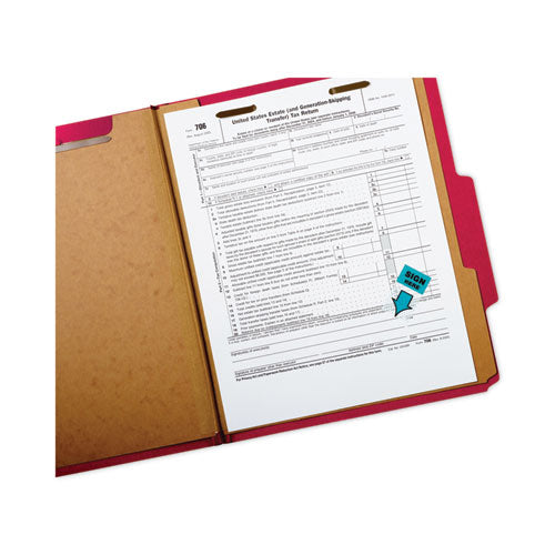 Image of Post-it® Flags 680SH4VA Arrow Message 1" Page Flags, 200 "Sign Here", 48 Arrow, Four Colors, 248/Pack