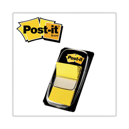 Image of Post-it® Flags 680-YW12 Marking Page Flags in Dispensers, Yellow, 50 Flags/Dispenser, 12 Dispensers/Box