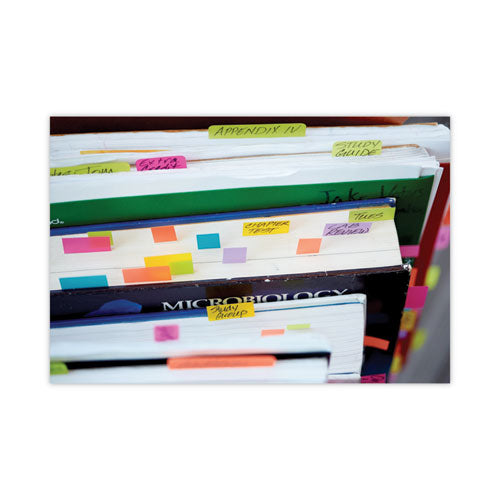 Image of Post-it® Flags 683-VAD1 Page Flag Value Pack, 0.5 x 1.75, Assorted Colors, 280 Page Flags, 48, 1/2" Arrows/Pack