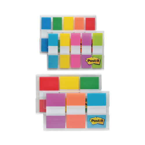 Image of Post-it® Flags 683-XL1 0.5" and 1" Page Flag Value Pack, Nine Assorted Colors, 320/Pack