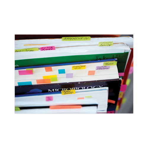 Image of Post-it® Flags 683-XL1 0.5" and 1" Page Flag Value Pack, Nine Assorted Colors, 320/Pack