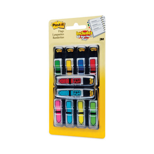 Image of Post-it® Flags 684-VAD2 Arrow 0.5" Page Flags, Assorted Primary/Brights, 252/Pack