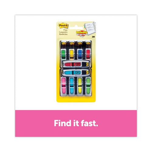 Image of Post-it® Flags 684-VAD2 Arrow 0.5" Page Flags, Assorted Primary/Brights, 252/Pack