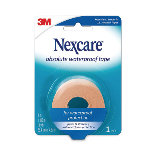 Image of 3M Nexcare 731 Absolute Waterproof First Aid Tape, Foam, 1 X 180
