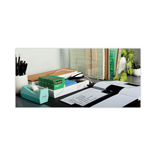 Image of Scotch® 810K6C38 Magic Tape Desktop Dispenser Value Pack, 1" Core, 0.75" x 83.33 ft, Clear, 6 Tape Rolls/Pack