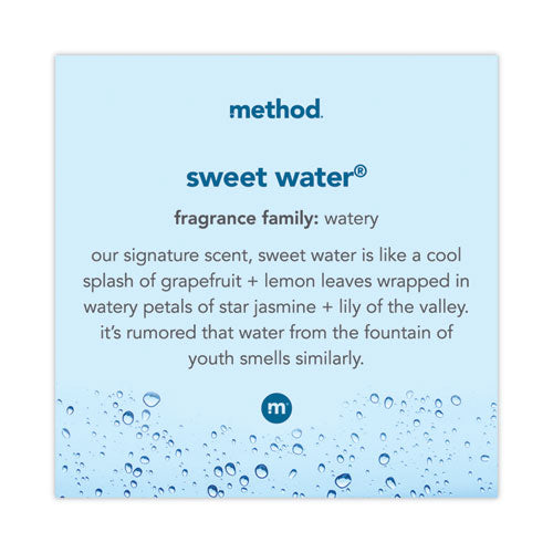Image of Method® 378682 Gel Hand Wash Refill Tub, Sweet Water Scent, 34 oz, 4/Carton
