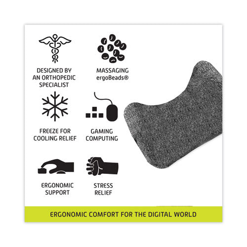 Image of IMAK® Ergo A10166 Mouse Wrist Cushion, 5.75 x 3.75, Gray