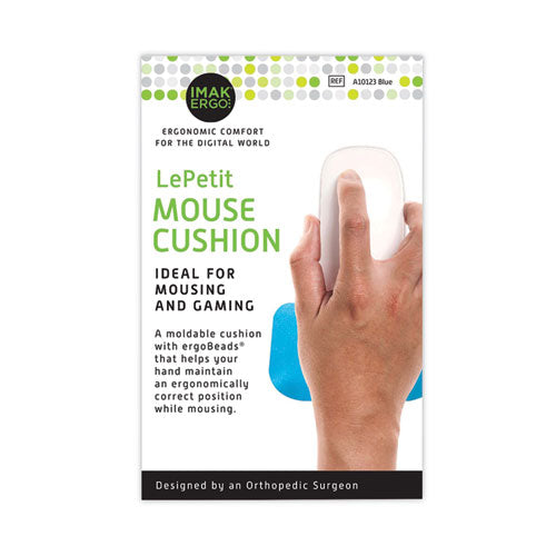 Image of IMAK® Ergo A10123 Le Petit Mouse Wrist Cushion, 4.25 x 2.5, Teal