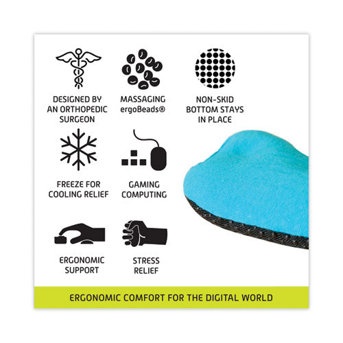 Image of IMAK® Ergo A10123 Le Petit Mouse Wrist Cushion, 4.25 x 2.5, Teal