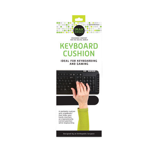 Image of IMAK® Ergo A10160 Keyboard Wrist Cushion, 17.75 x 3, Black