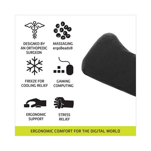 Image of IMAK® Ergo A10165 Mouse Wrist Cushion, 5.75 x 3.75, Black