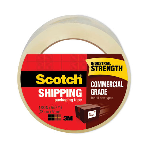 Image of Scotch® 3750-CS36ST 3750 Commercial Grade Packaging Tape With St-181 Pistol-Grip Dispenser, 3" Core, 1.88" X 54.6 Yds, Clear, 36/carton