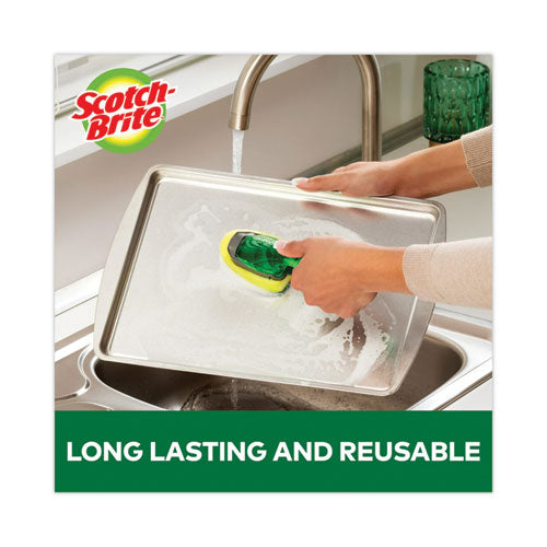 Image of Scotch-Brite® 481-7RSC Soap-Dispensing Dishwand Sponge Refills, 2.9 X 2.2, Green, 2/pack