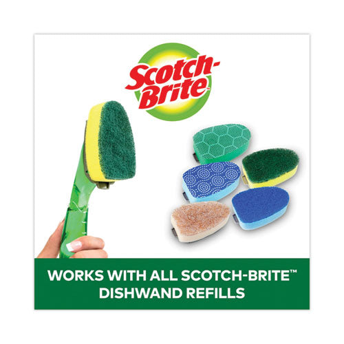 Image of Scotch-Brite® 481-7RSC Soap-Dispensing Dishwand Sponge Refills, 2.9 X 2.2, Green, 2/pack