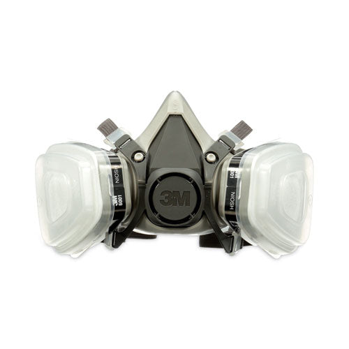 Image of 3M 6111P1-DC Half Facepiece Paint Spray/pesticide Respirator, Small