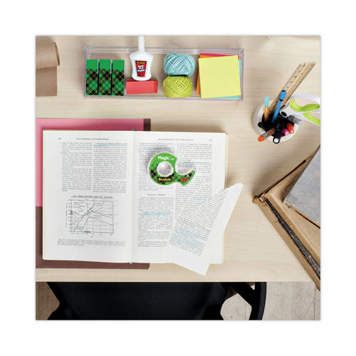 Image of Scotch® 6122 Magic Tape In Handheld Dispenser, 1" Core, 0.75" X 54.17 Ft, Clear, 6/pack