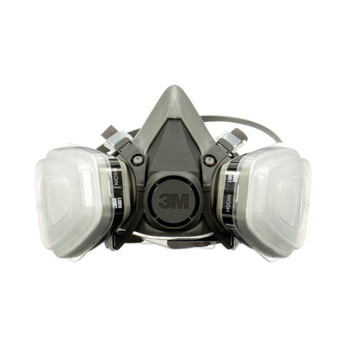 Image of 3M 6211P1-DC Half Facepiece Paint Spray/pesticide Respirator, Medium
