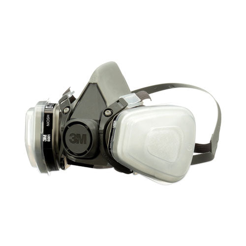 Image of 3M 6211P1-DC Half Facepiece Paint Spray/pesticide Respirator, Medium