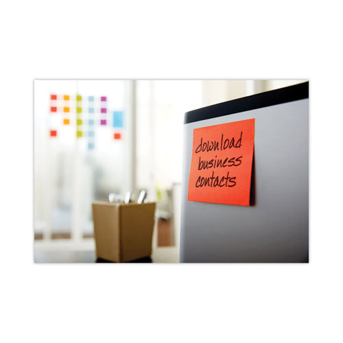 Image of Post-it® Notes Super Sticky 654-5SSAN Pads in Playful Primary Collection Colors, 3" x 3", 90 Sheets/Pad, 5 Pads/Pack