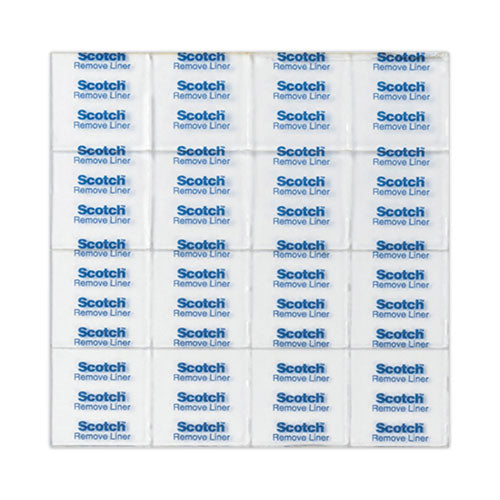Image of Scotch® 859S Removable Clear Mounting Squares, Holds Up to 0.17 lb, 0.69" x 0.69", Clear, 35/Pack