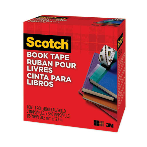 Image of Scotch® 845 Book Tape, 3" Core, 2" X 15 Yds, Clear