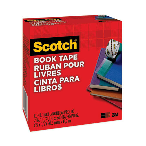 Image of Scotch® 845 Book Tape, 3" Core, 2" X 15 Yds, Clear