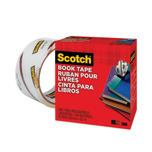 Image of Scotch® 845 Book Tape, 3" Core, 2" X 15 Yds, Clear