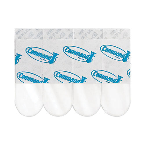 Image of Command 17081CABPK-NA General Purpose Designer Hooks, Medium, Plastic, White, 3 lb Capacity, 50 Hooks and 50 Strips/Carton