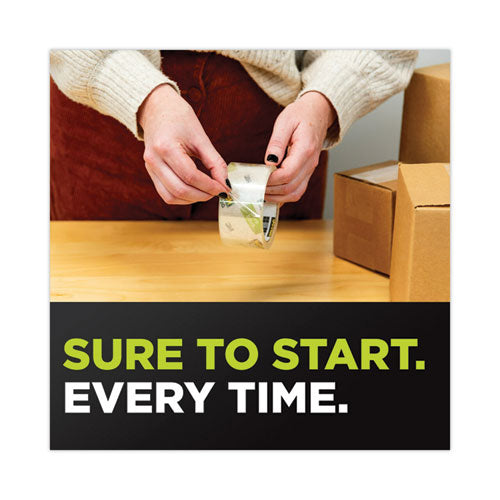 Image of Scotch® 3450-8 Sure Start Packaging Tape, 3" Core, 1.88" X 54.6 Yds, Clear, 8/pack