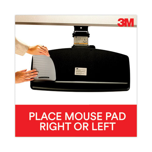 Image of 3M AKT90LE Easy Adjust Keyboard Tray, Standard Platform, 23" Track, Black