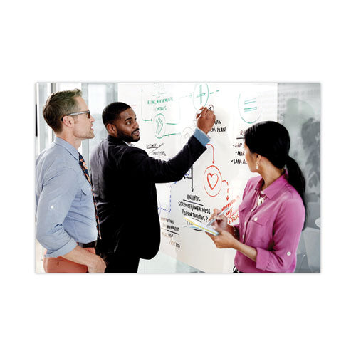 Image of Post-it® DEF3X2 Dry Erase Surface, Laminate Film, 36" x 7 mil x 24", White