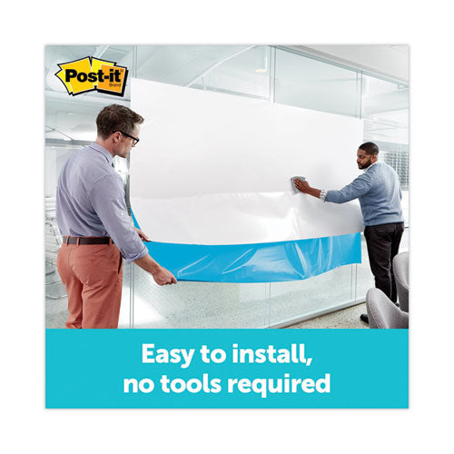 Image of Post-it® DEF6X4 Dry Erase Surface, Laminate Film, 72" x 7 mil x 48", White