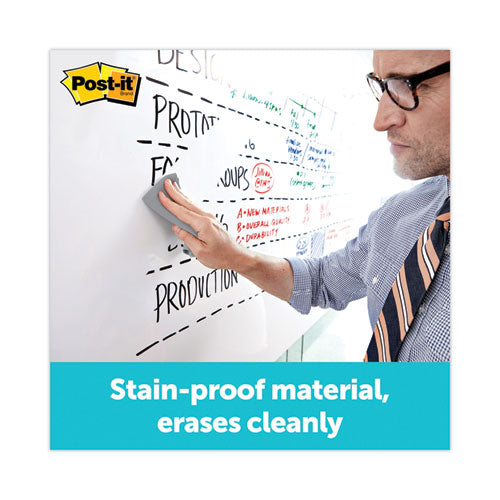 Image of Post-it® DEF6X4 Dry Erase Surface, Laminate Film, 72" x 7 mil x 48", White