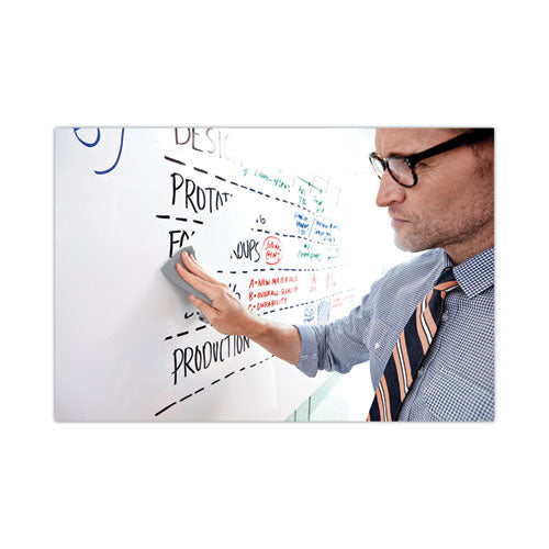 Image of Post-it® DEFCLOTH Dry Erase Cleaning Cloth, 10.63" x 10.63", Gray