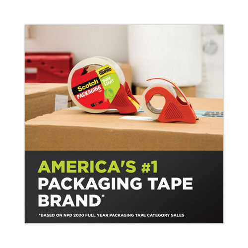 Image of Scotch® DP-1000RF6 Sure Start Packaging Tape For Dp1000 Dispensers, 1.5" Core, 1.88" X 75 Ft, Clear, 6/pack