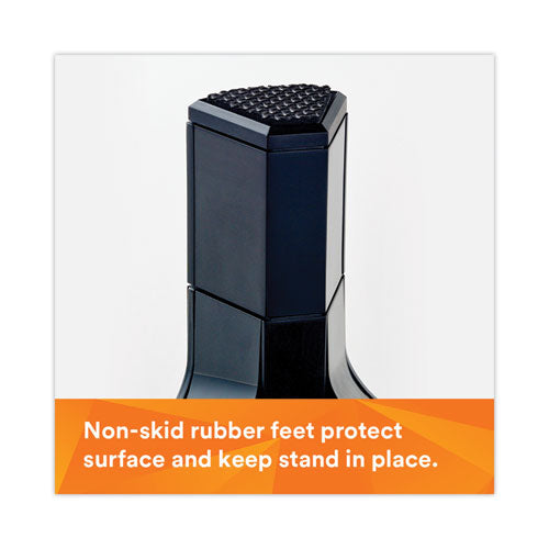 Image of 3M MS85B Adjustable Monitor Stand, 16" X 12" X 1.75" To 5.5", Black, Supports 20 Lbs