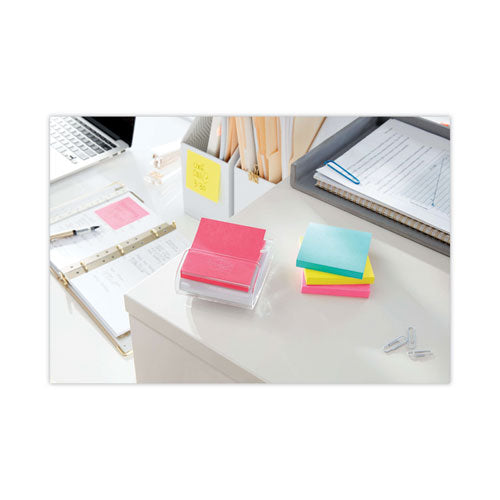 Image of Post-it® Dispenser Notes Super Sticky R330-6SSMIA Pop-up 3 x 3 Note Refill, 3" x 3", Supernova Neons Collection Colors, 90 Sheets/Pad, 6 Pads/Pack