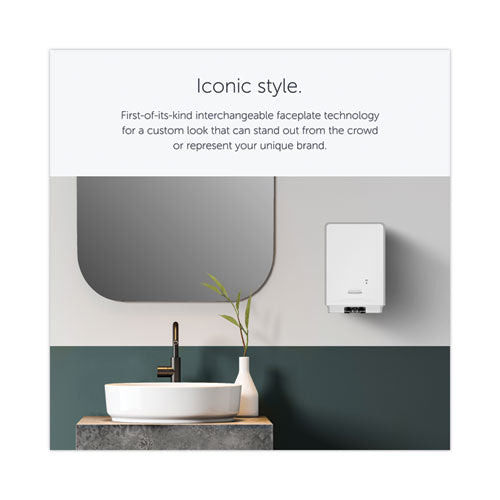 Image of Kimberly-Clark Professional 58714 ICON Automatic Soap and Sanitizer Dispenser, 1.2 L, 8.06 x 14.18 x 4.75, White Mosaic