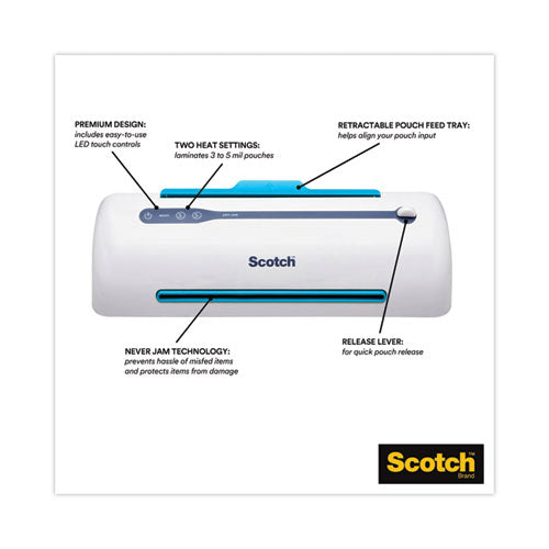 Image of Scotch TL906 Pro 9" Thermal Laminator, 9" Max Document Width, 5 Mil Max Document Thickness