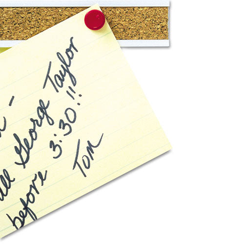 Image of Quartet® 2005 Bulletin Bar I, 1" x 36", Brown/Silver
