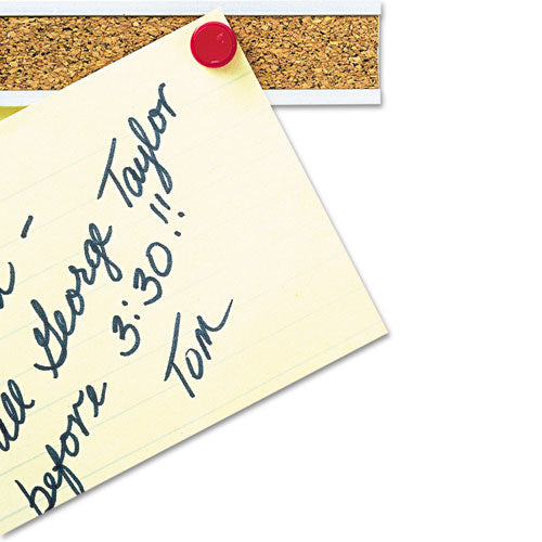 Image of Quartet® 2006 Bulletin Bar I, 1" x 48", Brown/Silver