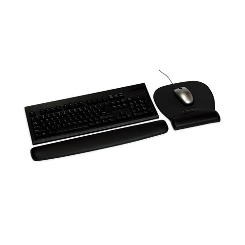 Image of 3M WR209MB Antimicrobial Foam Keyboard Wrist Rest, 18 x 2.75, Black
