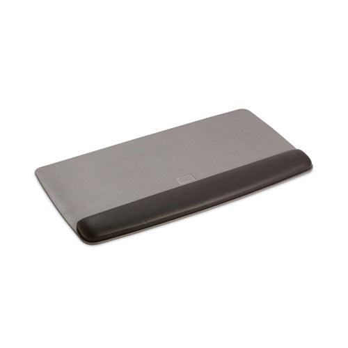 Image of 3M WR420LE Antimicrobial Gel Keyboard Wrist Rest Platform, 19.6 x 10.6, Black/Gray