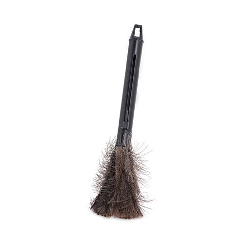 Image of Boardwalk® BWK914FD Ostrich Feather Duster, 9" to 14" Retractable Plastic Handle